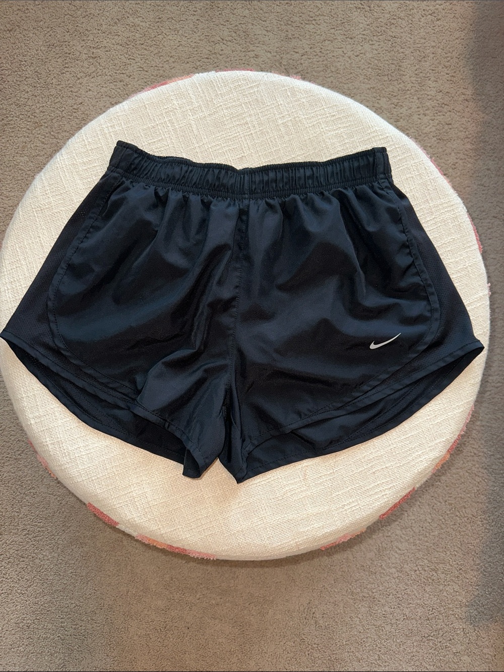 Nike Black Women’s Dri-fit Running Shorts. Size Medium.